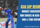 virat kohli steered the highest ever run chase in asia cup