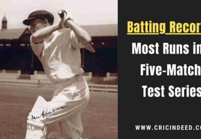 Most Runs in a 5-Match Test Series