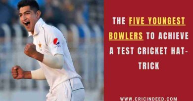 Pakistan's Naseem Shah picking a hat trick at his 16 age