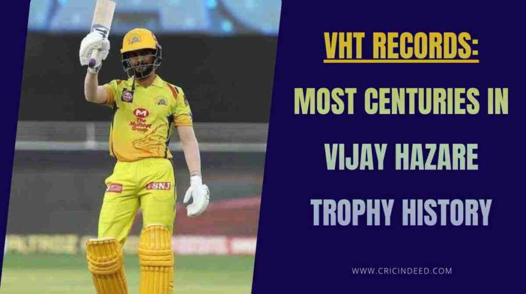 gaikwad vijay hazare centuries