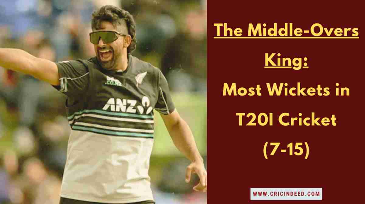 Most Wickets in Middle Overs in T20I Cricket