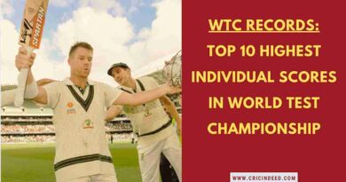 warner scoring a triple century in wtc game