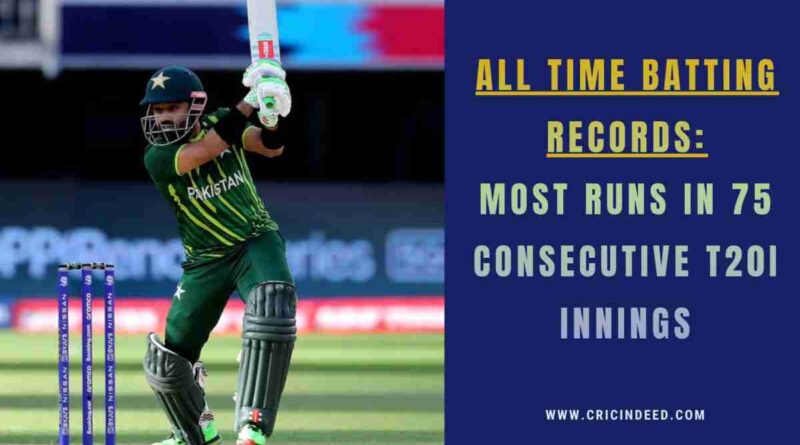 rizwan 75 consecutive t20i innings