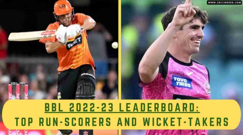 BBL 2022/23: Most Runs, Most Wickets, and Team Stats BBL 2022/23: Most Runs, Most Wickets, and Team Stats