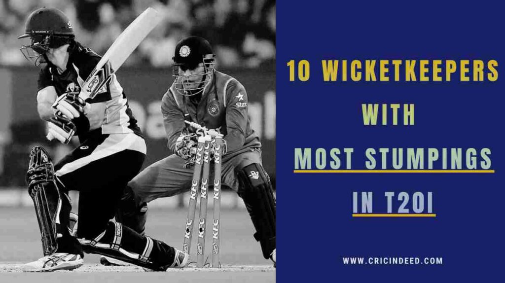 MS Dhoni T20I stumpings stats