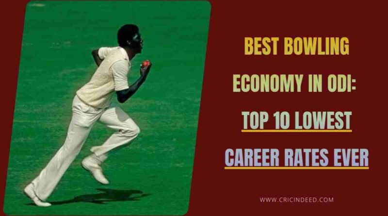 Best Bowling Economy in ODI