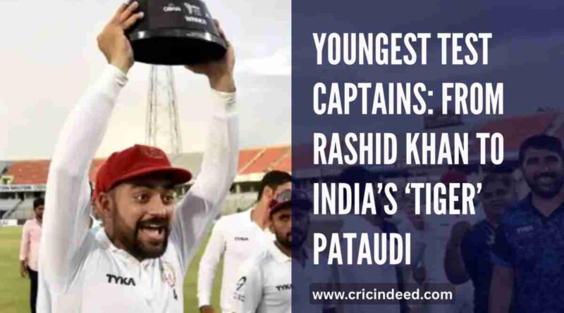 Youngest Captains in Test Cricket