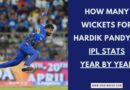 Hardik Pandya IPL Wickets Year by Year