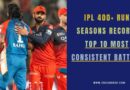 Most Seasons with 400+ Runs in IPL