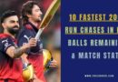 Fastest 200+ Run Chases in IPL