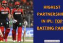 AB de Villiers and Virat Kohli representing the highest batting partnerships in IPL history for RCB.