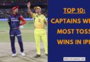 Most Toss Wins by Captains in IPL MS Dhoni and Shreyas Iyer at the coin toss representing captains with most toss wins in IPL.