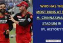 Most Runs at M. Chinnaswamy Stadium in IPL